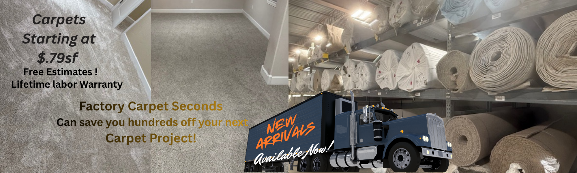 Save up to 50% off of retail with Floorz Carpet Outlet in Denver, CO